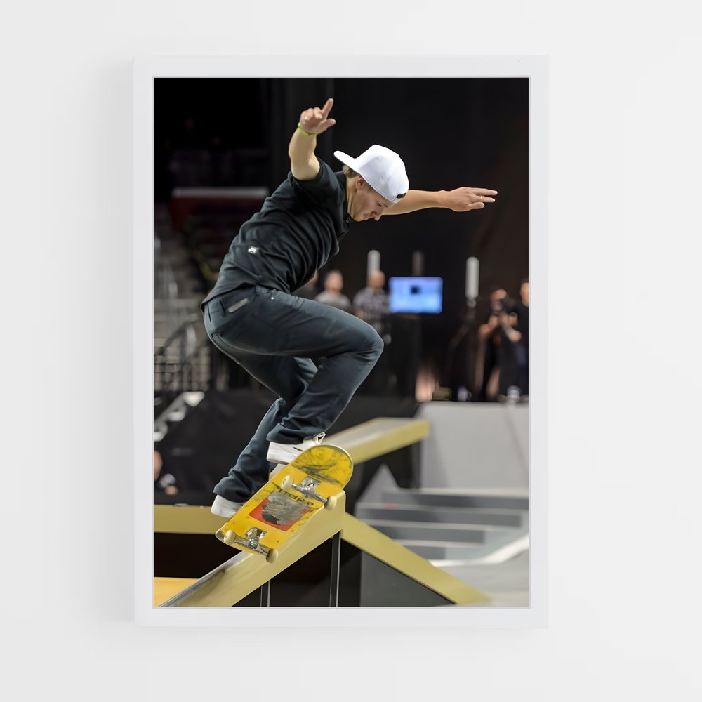 Poster Skate Masterclass – affiche Skateboard (vue 3)